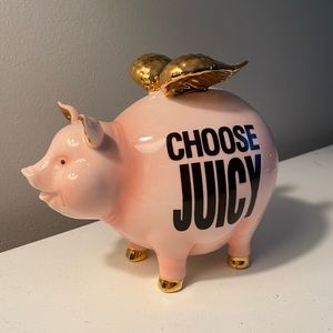 Ceramic Juicy Couture Piggy Bank